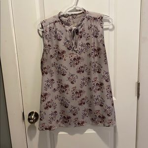 Floral tank top blouse
